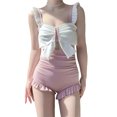 thumbnail image 4 of fastboy Charme Sans Effort Strechy Robe de Couleur Unie avec Modifier la Taille Sans Manches Polyester Design Classique Pratique Rose, 1 S, 4 of 6