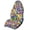 Retro 70s Flower Power, variant on Uorisanigo Car Seat Towel Cover Fashion Auto Interior Floral Palm Leaf Blue Universal Front Seat Cover Anti-Slip Vehicle Seat Protector Universal Fit for Auto Truck Van SUV