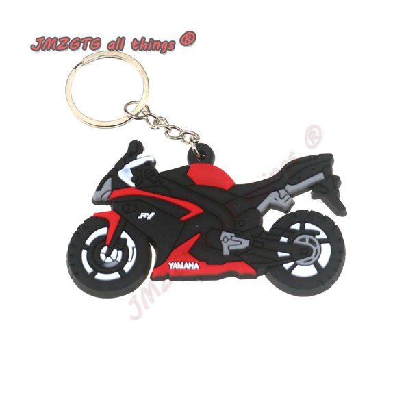 3D Accesorios De Motocicleta Llavero De Goma Para Carreras De Motor