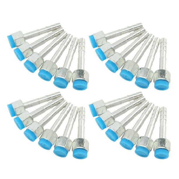 Tubo de Aire Acondicionado 20 Piezas Tuerca de Codo de Ajuste de Púas 180 Grados Conector de Tubo de Aire Acondicionado Junta Adaptadora para Automóviles Camiones Vehículos de ANGGREK Otros