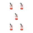 thumbnail image 1 of Cateissary Llavero Mini Decoraciones Encantos Pendiente Llavero Decorativo Llavero Vidrio Mano de obra Botellas Colgante Llavero Type5 NO5, 1 of 6