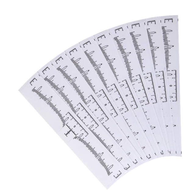 Adjustable Eyebrow Ruler Eyebrow Shaping Tool Sticker Makeup Tattoo Shaper Stencil Measure Tool