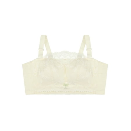 

Agnes Orinda Invisible Bandeau Bra Juniors Strapless Buckle Lift Insert Lace Bralette