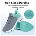 thumbnail image 5 of JOYFON Women Running Shoes Tennis Athletic Sneakers Cushioned Non Slip Lightweight Walking Shoes GrayGreen Size 11, 5 of 6