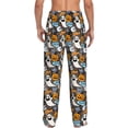 thumbnail image 7 of Salouo Happy Halloween2 Print Pajama Pants for Men, Lounge Pants Elastic Waistband Casual Men's sleepwear Loungewear Sleep Pajama Pant -XX-Large, 7 of 7