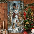 thumbnail image 5 of ChicYu 35 X 71 Inch Christmas 3D Visual Door Cover Decoration Holiday Party Atmosphere Backdrop Cloth Suitable for Christmas Home Decoration, 5 of 5