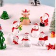 thumbnail image 5 of 1pc Miniature Christmas Tree Santa Claus Snowmen Terrarium Ornament Gift Fairy Garden Figures Home Table Decor Micro Landscape(Random Style), 5 of 5