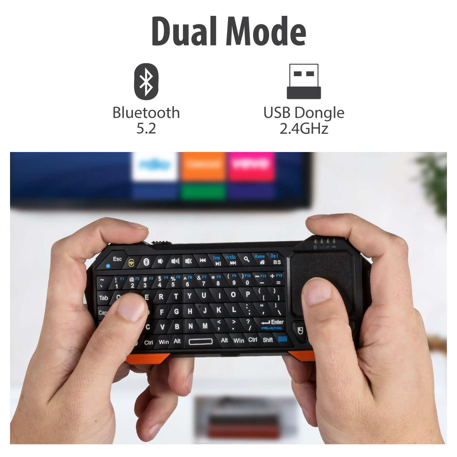 Fosmon Mini Bluetooth Keyboard with Touchpad photo 5