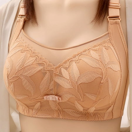 Wireless Bras Plus Size  Xunlbb Women s Solid Color Seamless Nude Lifting Soft Support Bra for Women Everyday Bras(Red XXL)
