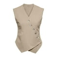 thumbnail image 2 of Sherrylily Women Waistcoat Vest Sleeveless Blazers V Neck Button Up Work Office Vests, 2 of 6