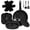 Black, variant on Coliware 10Pcs Pots and Pans Set, Nonstick Induction Ready Cookware Set with Detachable Handle Utensils, All Stoves Compatible Kitchenware Set for Healthy Cooking, Dishwasher Safe-White