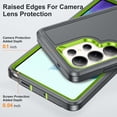 thumbnail image 4 of TECH CIRCLE for Samsung Galaxy S23 FE Hybrid Case with KickStand,Heavy Duty Protection Shockproof/Dustproof/Drop Proof Anti-Scratch Slim Protective Durable Case Hard Cover for Women Men,B, 4 of 7