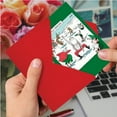 thumbnail image 4 of 1 Funny Christmas Card with Envelope - Pole Dancers C7082XSG, 4 of 6