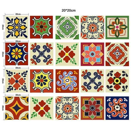 Retro Mosaic Pvc Waterproof Self Adhesive Kitchen Tile Sticker