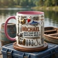 thumbnail image 4 of Personalized Fishing Dad Mug, Faux 3D Effect, Lake Day Gift, Ceramic Coffee Cup, 4 of 6
