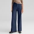 thumbnail image 3 of Juslio Womens Pants Casual Loose Corduroy Comfortable Elastic Waist with Pockets Wide-Leg Pants, 3 of 8