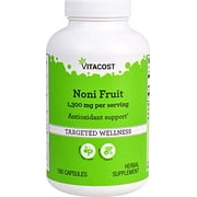 Vitacost Noni Fruit -- 1,300 mg per serving - 180 Capsules