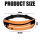 thumbnail image 4 of Bolsa multifuncional para teléfono móvil, para hombre y mujer, impermeable, para fitness, con cinturón, pequeña bolsa invisible, color naranja, 4 of 5