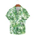 thumbnail image 5 of USNSM Fashion Print Hawaiian Shirt for Men Big and Tall Loose Fit Shirt Short Sleeve Daily Casual Lapel Button Down Holiday Beach Shirts Multicolor XXXXXL, 5 of 5