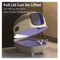 Cat litter box, large cat litter tray with UV light, cat litter tray