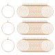 thumbnail image 1 of Uxcell 60 Pcs Aros para Aretes para Hacer Joyería, 35 Aros de Alambre Delgados para Suministros de Fabricación de Aretes, Aros Plated Ligero para DIY Lockets de Oreja, Dorado Oscuro, 1 of 6