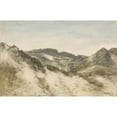 thumbnail image 2 of Johannes Gijsbert Vogel 18x13 Gold Ornate Wood Frame and Double Matted Museum Art Print Titled - Duin Landscape at Zorgvliet (1880), 2 of 4