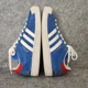 thumbnail image 4 of adidas Mens Skate Shoes SZ 10.5 Half Shells Suede Sneakers Low 78 Bluebird White, 4 of 6