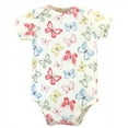 thumbnail image 4 of Touched by Nature Baby Girl Organic Cotton Bodysuits 5pk, Butterflies, 12-18 Months, 4 of 6