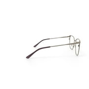 Walmart Women's MC006 Diane Square Prescription Eyeglasses with Case, Black