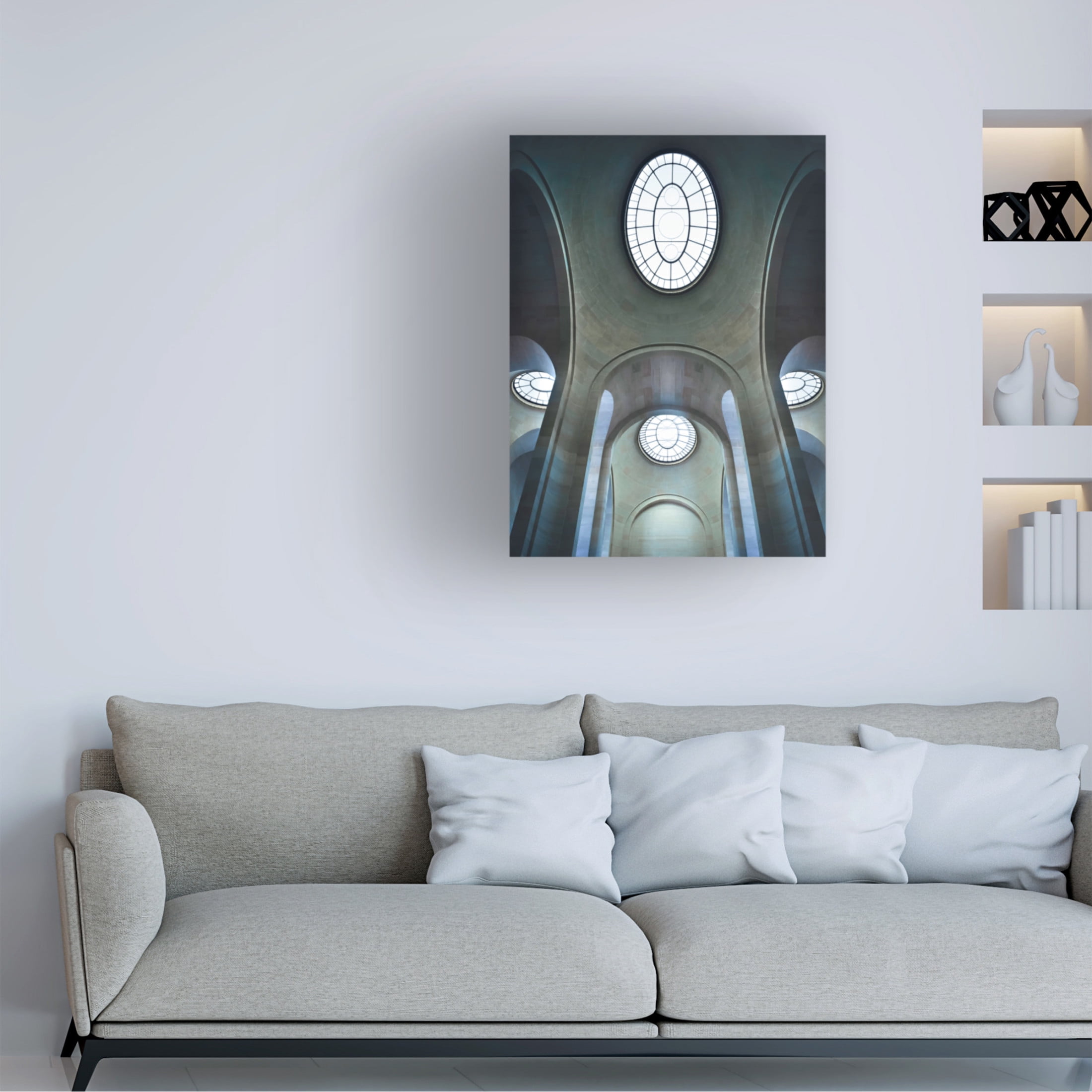 Trademark Fine Art Catherine W Curves Canvas Wall Art