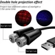 thumbnail image 2 of Proyector de estrellas USB para coche, luz nocturna portátil, luces de techo ajustables con ambiente romántico galáctico para dormitorio, fiesta, techo y más. Plug and Play (azul y rojo)., 2 of 5