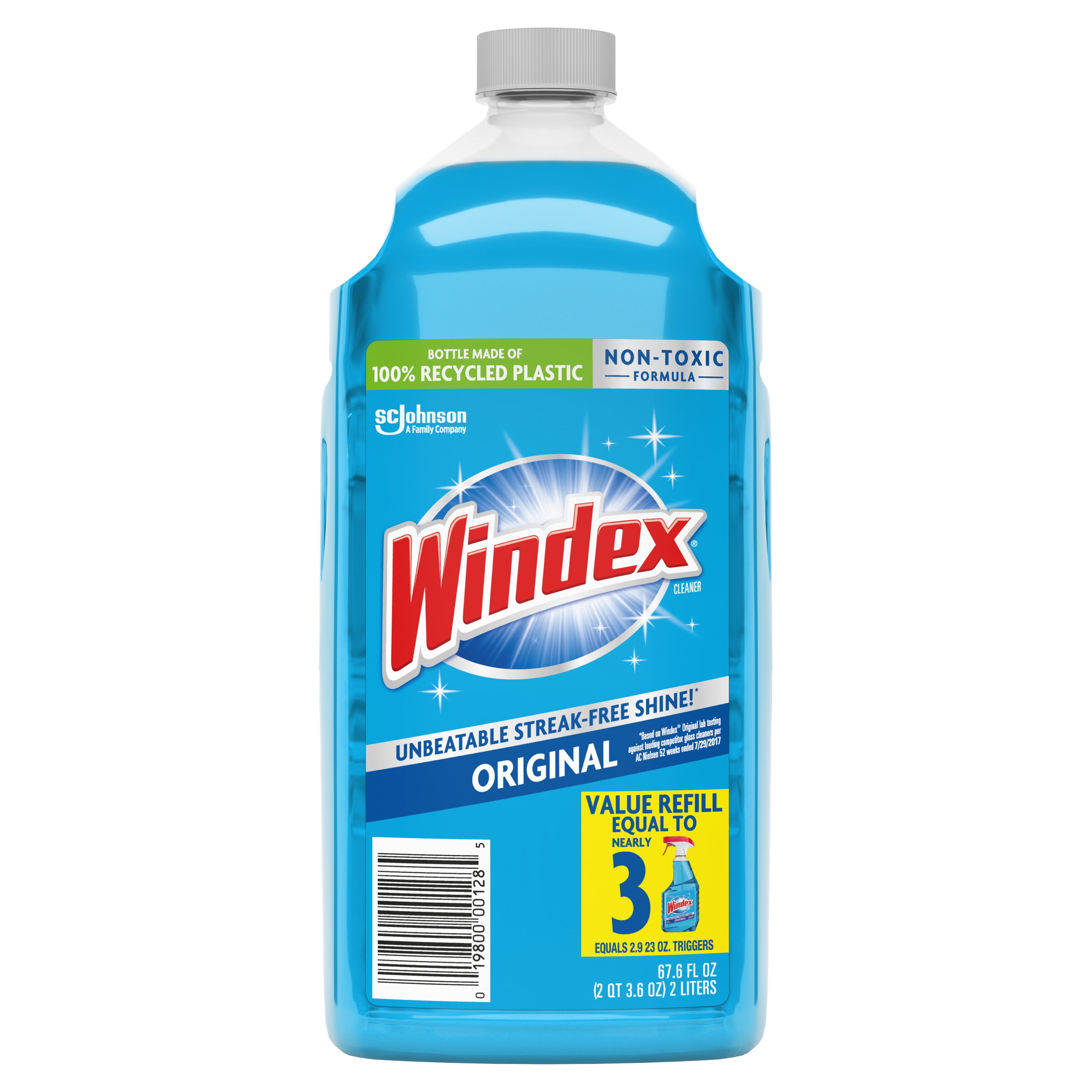 Windex Glass Cleaner, Original Blue, Spray Bottle, 32 fl oz 