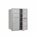 thumbnail image 2 of Salsbury Industries Recessed Private 8 Door Front Load 4C Horizontal Mail Center with 1 Parcel Locker, 2 of 4