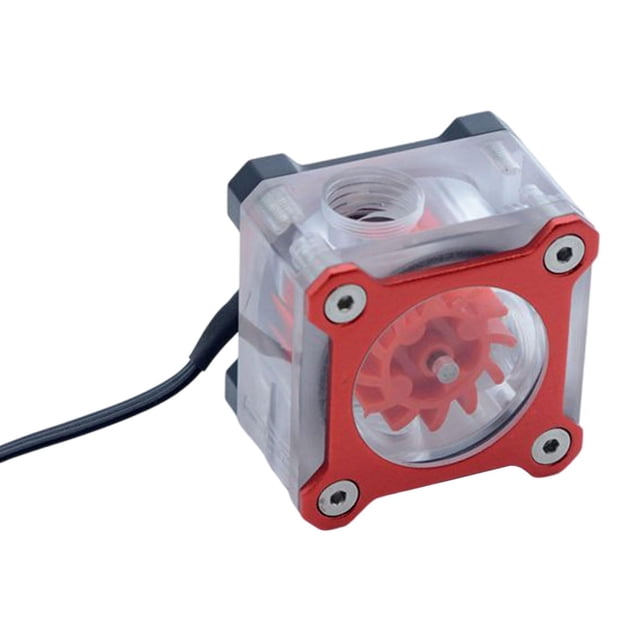 Medidor de flujo de refrigeración por agua para PC G1/4 internas estándar 5V RGB rico y , anillos de sellado para PC sistema de rojo CUTICAT Medidor de flujo de enfriamiento