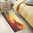 thumbnail image 2 of WOBOGO Fire Phoenix Patterns Carpet 39x20in Kitchen Bathroom Plush Absorbent Non-Slip Floor Mat, 2 of 8