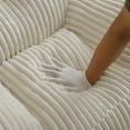 thumbnail image 6 of Jopath Giant Bean Bag Chair,Giant Plush Bean Bag Chair For Adults With Armrests And Footstool,Cozy Fluffy Cloud Mini Couch For Living Room, Bedroom & Dorm White, 6 of 8