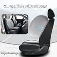 thumbnail image 6 of 2019 for Subaru Forester Seat Cover, Waterproof PU Leather Full Set of 5 Seats Non-slip Protect and Upgrade Seats, Black and Gray Car Seat Covers, Pet Car Seat Covers, 6 of 9