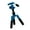 Blue, variant on 20Inch Travel Small Tripod with 360 Degree Rotation Head Aluminum Frame 5 Sections Adjustable for Photographers