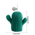 thumbnail image 2 of WINDLAND Small Cactus Candle Scented Wax Candles Aromatherapy Succulent Ornament for Home Bedroom Office Wedding Party Decoration for Creative Gift, 2 of 21