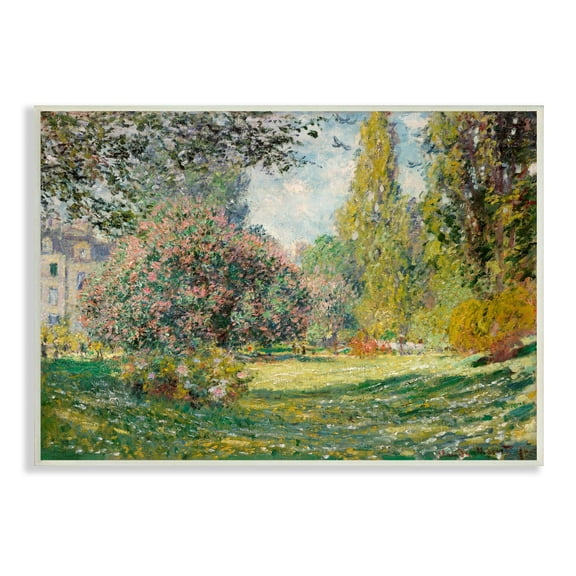 Stupell Industries Impressionist Flower Field Garden Vintage Estate Painting Unframed Art Print Wall Art, Design by Lettered and Lined