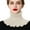 Beige, variant on Xinwanna Fake Collar Scarf Detachable High Collar Solid Color Knitted Turtleneck Scarves Collar Insert Fashion Accessory (Black)