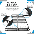 thumbnail image 4 of Boyd Sleep 14" Queen Size Metal Platform Bed Frame with No-Tool Assembly, Textured Anti-Slip Surface, 4 of 17