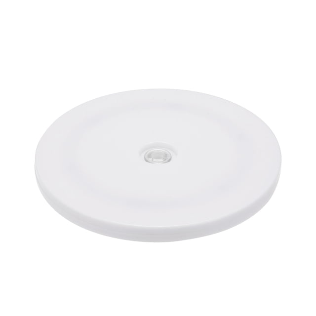 Soporte giratorio de 6 pulgadas con base de bola de acero Lazy Susan, giratorio, blanco, 1 paquete