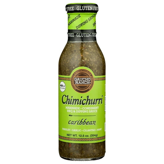 Pack of 6, Gaucho Ranch Carribean Chimichurri Marinade, 12.5 oz