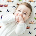 thumbnail image 3 of Wildkin Microfiber Fitted Crib Sheet for Boys & Girls, Soft & Breathable Fabric for Kids, Measures 52 x 28 Inches, Fits Standard Crib Mattress, BPA-free (Heroes Blue), 3 of 9