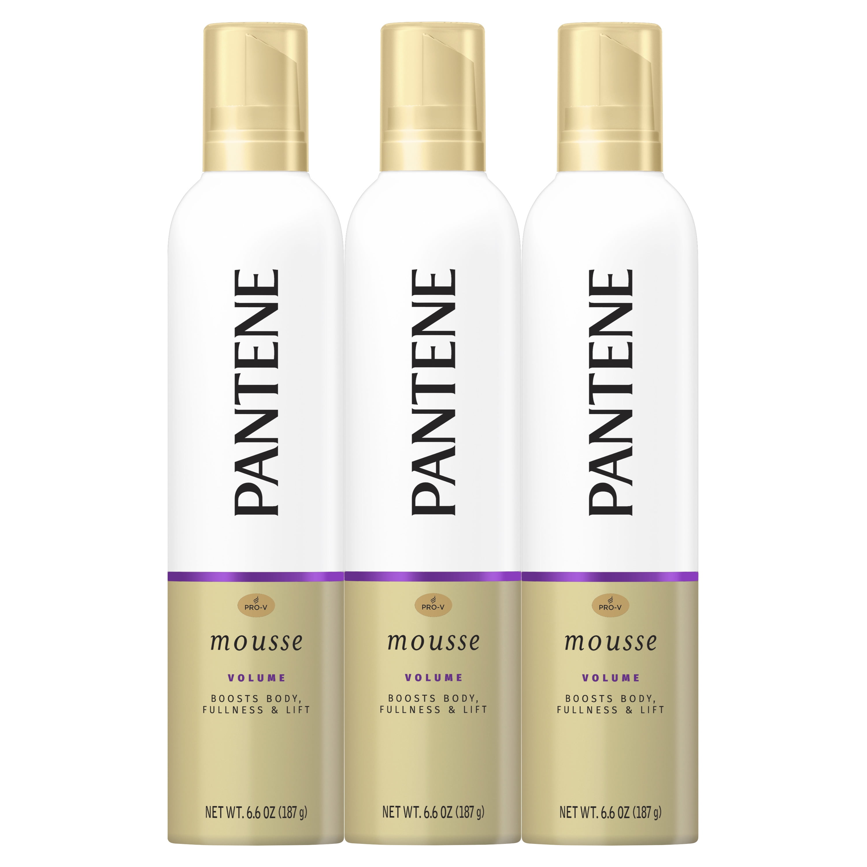 Pantene ProV Volume Body Boosting Mousse to Boost Fine, Flat Hair for(06)