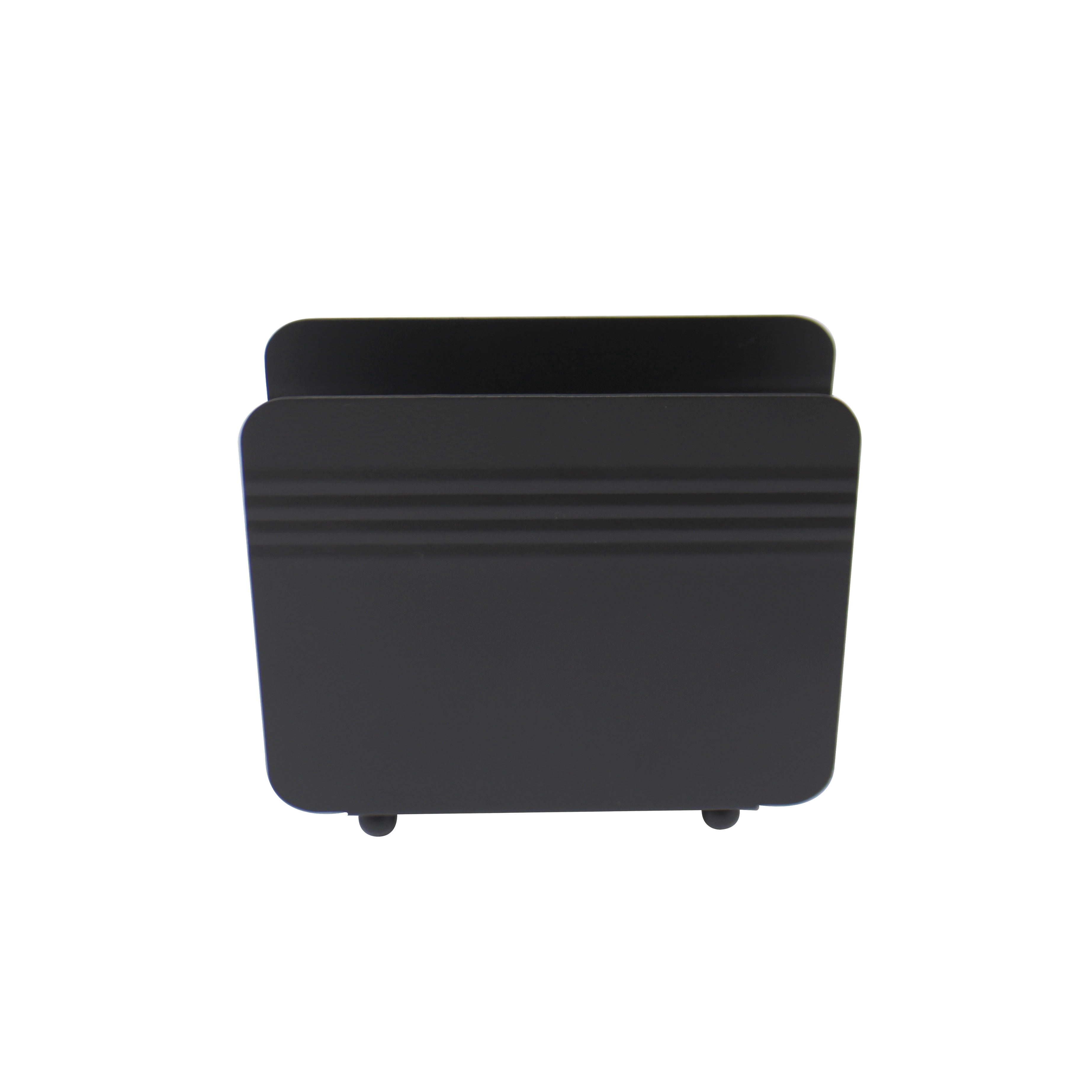 Mainstays Black Metal Napkin Holder, Modern Open-Frame Tabletop Design