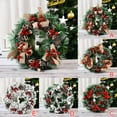 thumbnail image 3 of Artificial Succulents Wreath Winter Garlands for Front Door Christmas Round Wreath Suitable for Indoor and Home Decoration, 3 of 4