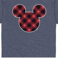 thumbnail image 3 of Mickey & Friends - Mickey Silhouette Plaid Fill - Men's Short Sleeve Graphic T-Shirt, 3 of 5