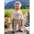 thumbnail image 3 of Cjfdfy Newborn Baby Girl Western Fall Clothes Is It Too Soon To Ask For A Pony Print Long Sleeve Romper Tassel Flare Pants Bow Headband Infant Cute Western Cowgirl Fall Winter Outfit, 3 of 8